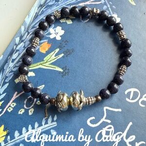 Sandstone beaded bracelet